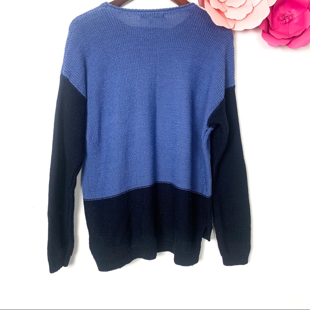Alfred Sung sweater Large blue - Picture 2 of 4